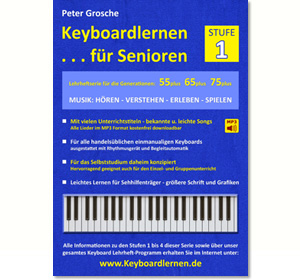 CLICK and GO: Keyboardlernen für Senioren - Stufe 1 - Detailinformation - www.keyboardlernen.de