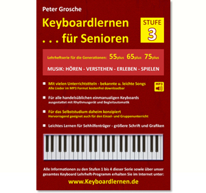 CLICK and GO: Keyboardlernen für Senioren - Stufe 3 - Detailinformation - www.keyboardlernen.de