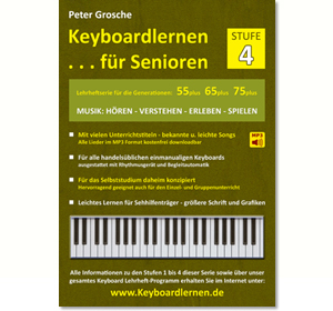 CLICK and GO: Keyboardlernen für Senioren - Stufe 4 - Detailinformation - www.keyboardlernen.de